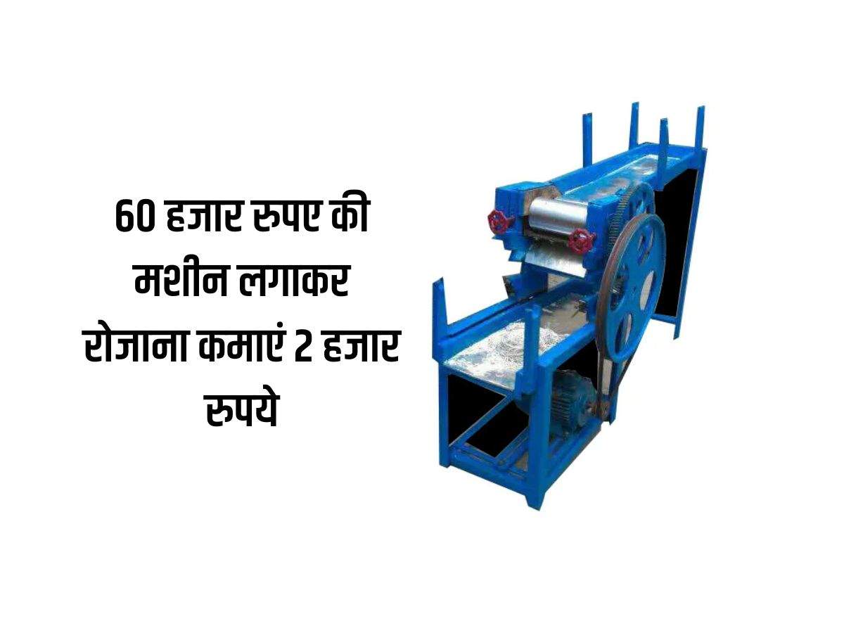 Business Idea : 60 हजार रुपए की मशीन लगाकर रोजाना कमाएं 2 हजार रुपये