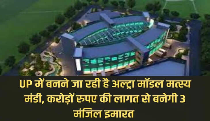 UP में बनने जा रही है अल्ट्रा मॉडल मत्स्य मंडी, करोड़ों रुपए की लागत से बनेगी 3 मंजिल इमारत 