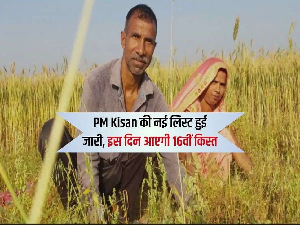 PM Kisan की नई लिस्ट हुई जारी, इस दिन आएगी 16वीं किस्त