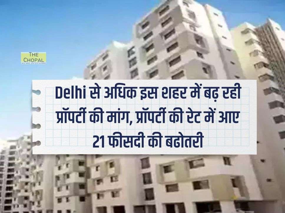 Delhi से अधिक इस शहर में बढ़ रही प्रॉपर्टी की मांग, प्रॉपर्टी की रेट में आए 21 फीसदी की बढोतरी